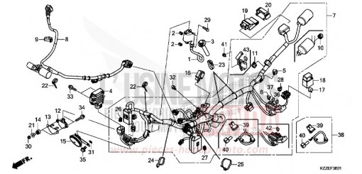 IMPIANTO ELETTRICO (CRF250RL/RLA) CRF250RLAH di 2017